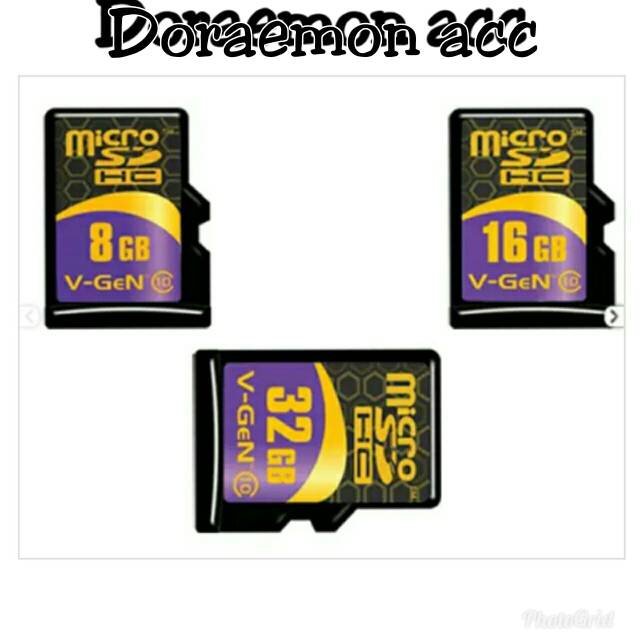 MEMORY V-GEN MICRO SD CLASS 10 TURBO SERIES 8GB - 16G - 32GB - 64G - 128GB