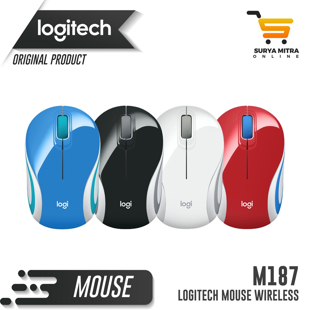 Logitech M187 / M 187 Wireless Mouse Optical