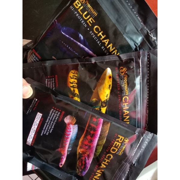 Pelet Premium Channa Repack 10gr