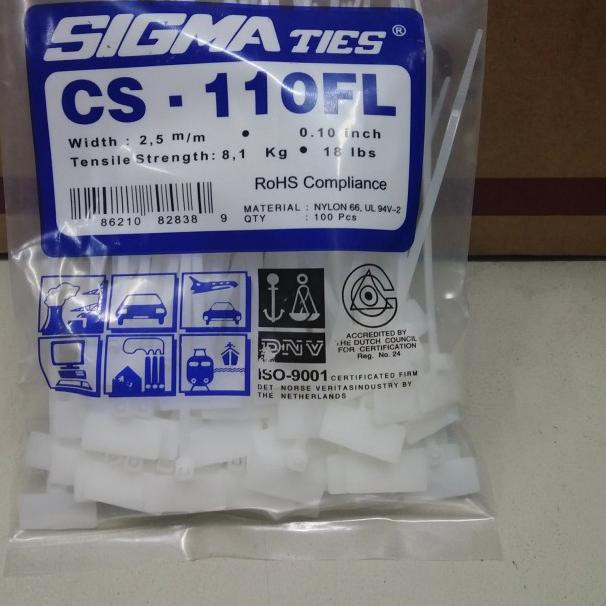 

♛ sigma ties label CS-110FL/kabel ties label 110 sigma ◊