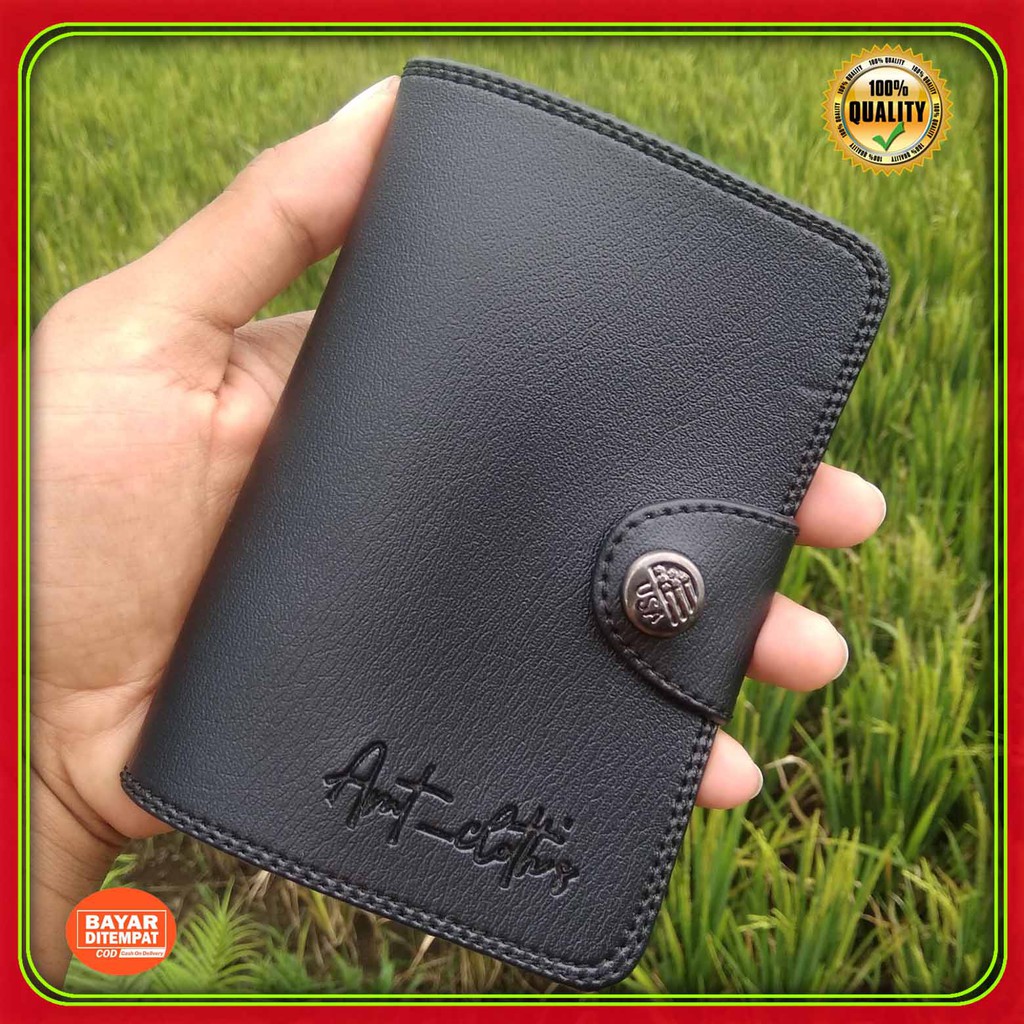 Terlaris..!! Dompet Pria amt 3/4 kancing Murah Dompet Pria Merk kasual