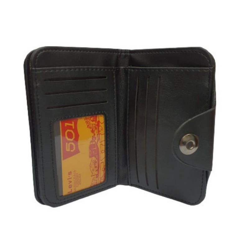 dompet kulit murah semi panjang tanggung pria 10 slot kartu