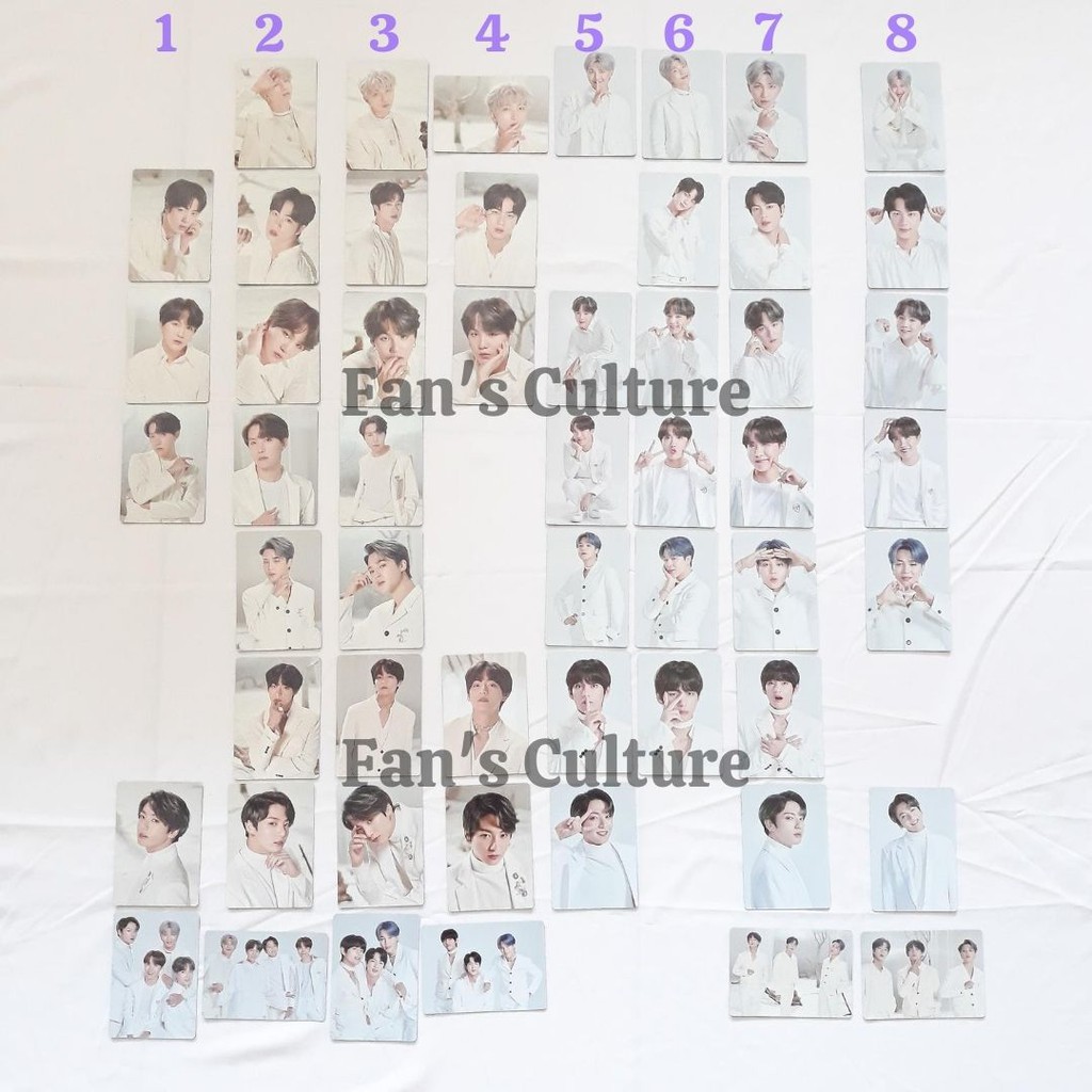 [READY] BTS MAP OF THE SOUL (MOTS) MERCH - MINI PHOTOCARD JIMIN/TAEHYUNG(V)/JUNGKOOK (JK)/UNIT PC
