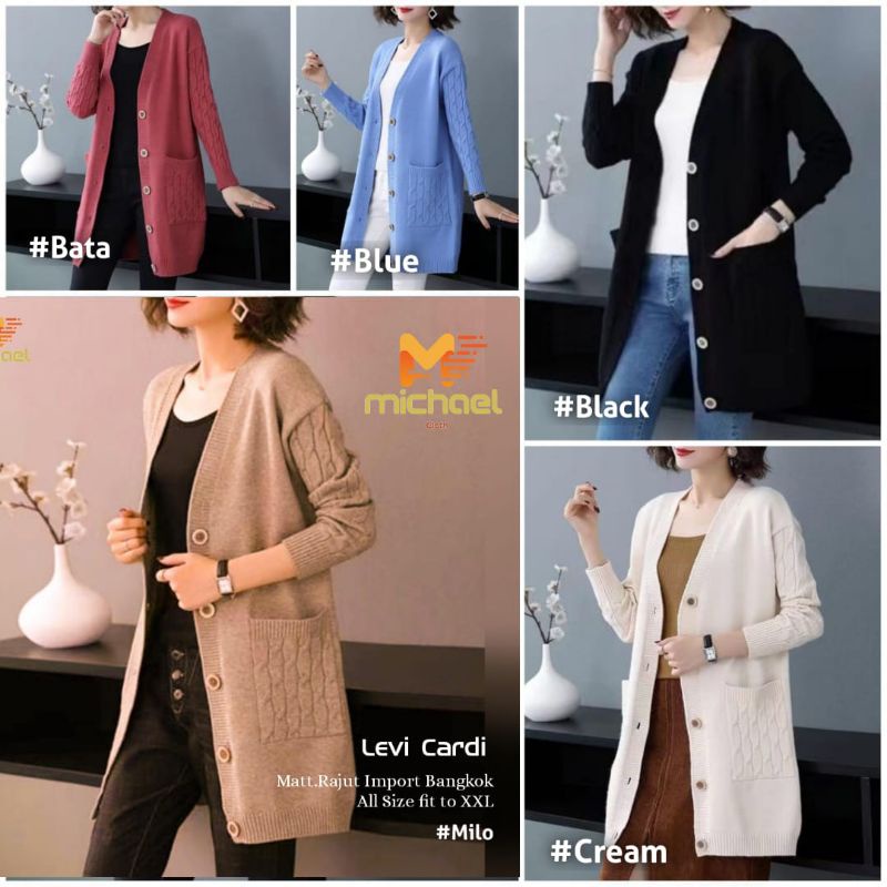 LEVI Cardi/Bahan rajut import bangkok