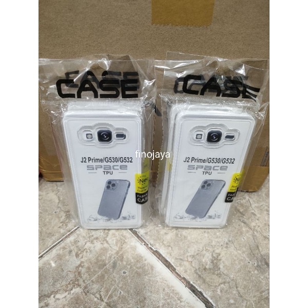 Softcase Samsung J2 Prime Grand Prime G530 G532 Silikon Casing Selicon Case Bening Transparan Terasfaran Pelindung Pro Camera