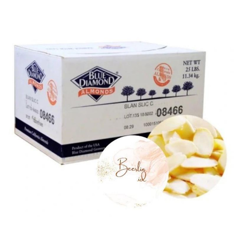 

Blue Diamond Almond Slice ; Kacang Almond Potongan Tipis