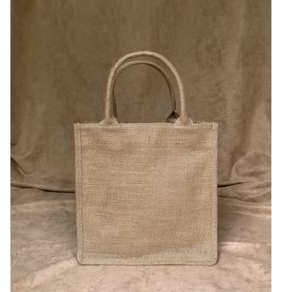 Souvenir Tas Karung Goni Custom Handmade Lokal - Hampers Lebaran Idul Fitri Tote Bag Goni Mini