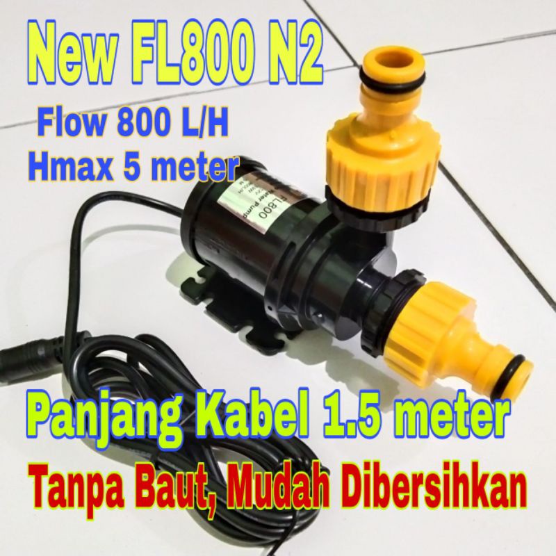 Pompa Air Celup Mini FL800 A Pompa DC 12V 800L/H