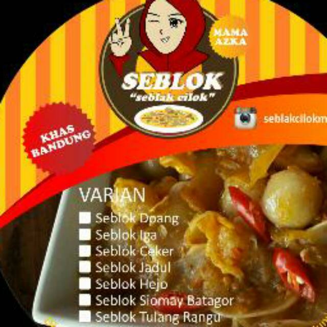 

SEBLOK seblak cilok