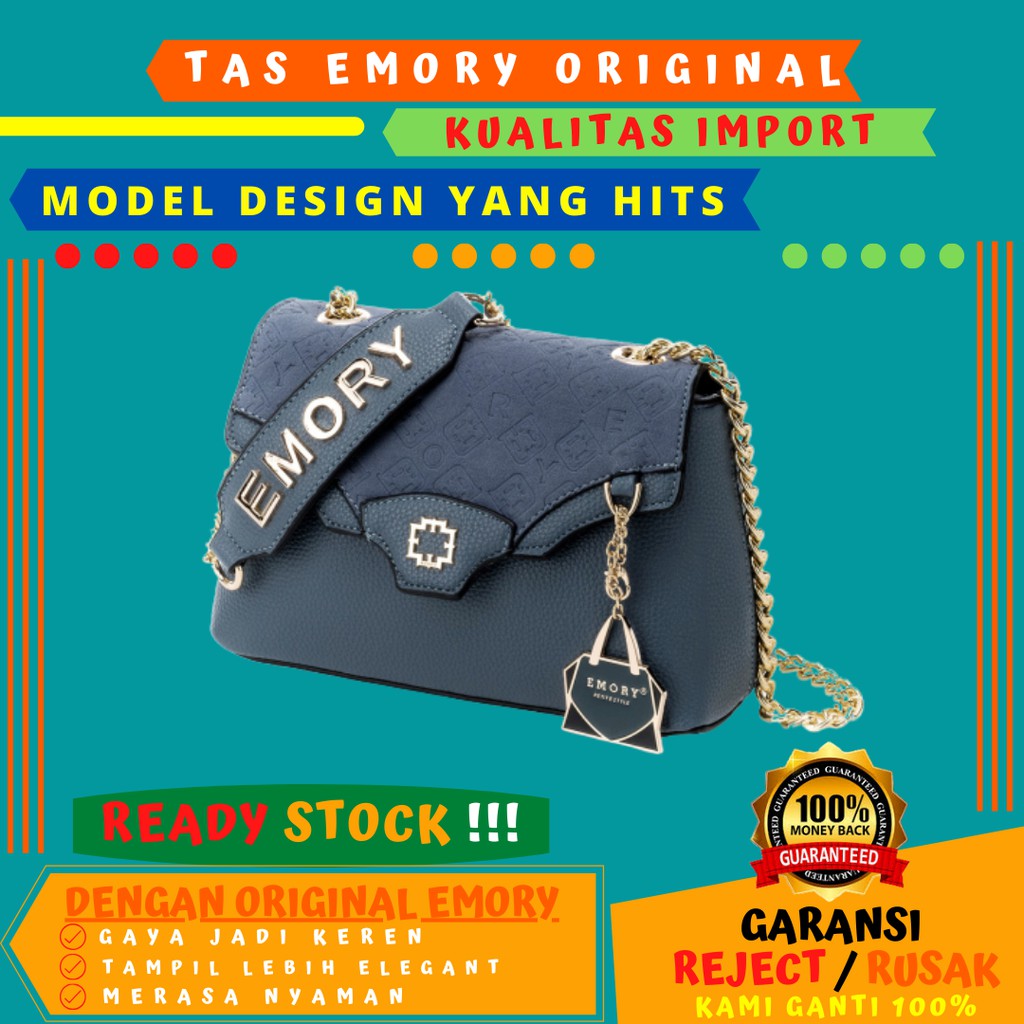 KELUARAN TERBARU TAS EMORY LANDY 3243 ORIGINAL BRAND HANDBAG SLEMPANG WANITA IMPORT MODEL BARU 2020