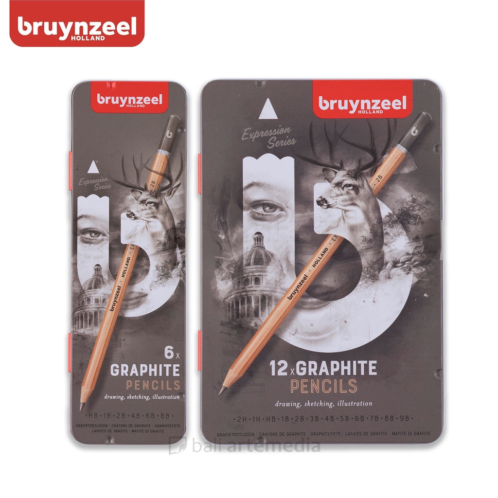 Bruynzeel Expression graphite pencil tin
