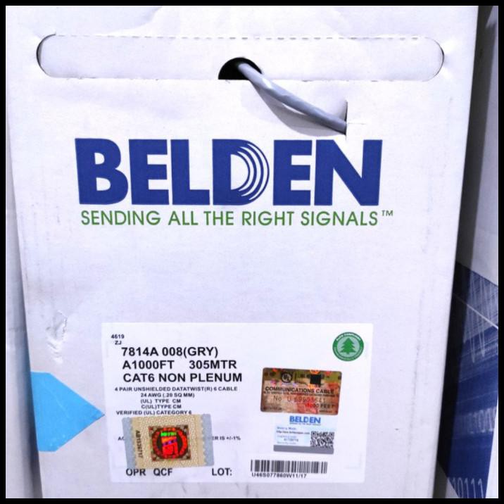 Hesaa_Store | Kabel Utp Cat 6 Belden | Kabel Belden Cat 6 | Kabel Lan 1 Rol