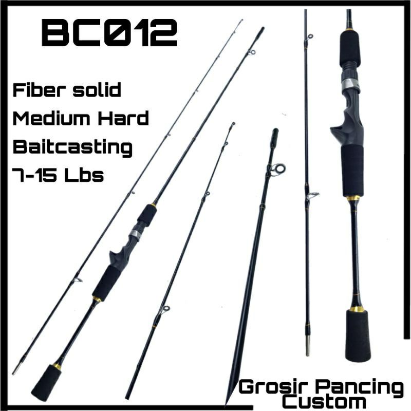 joran bc baitcasting spinning fiber solid ajiro sniper 180 cm grosir murah