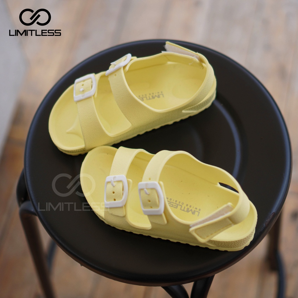 Sandal Anak Perempuan Strap Dua Sendal Gunung Anak Unisex Comfortable Sepatu Sandal Anak Tali Belakang Full Eva