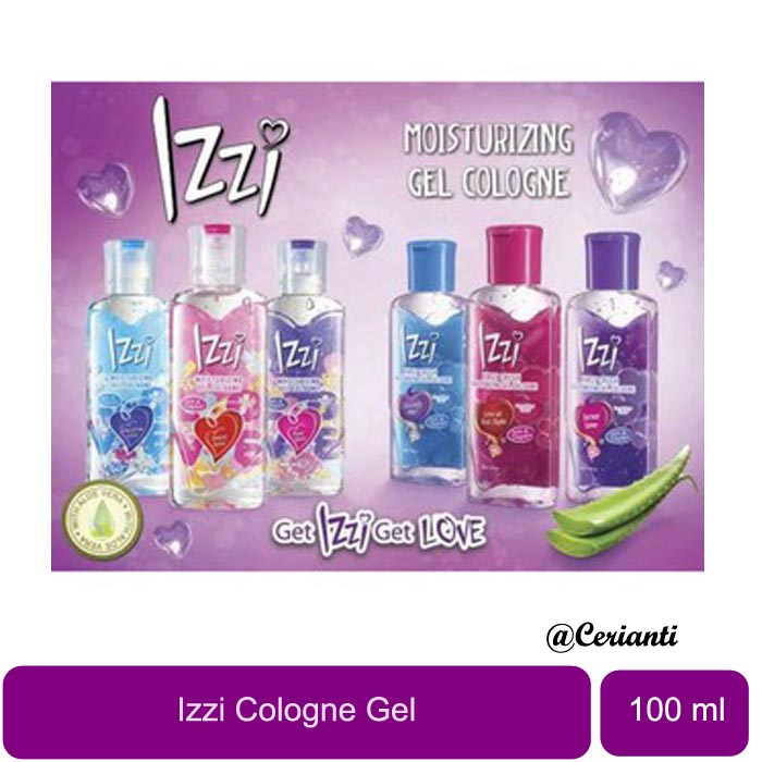 [Parfum | Melembabkan] [100ML] [BPOM] IZZI Moisturizing Cologne Gel 100ml | Parfum Badan &amp; Tubuh | Ala Korea_Cerianti