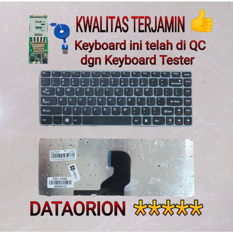 Keyboard laptop lenovo seri IdeaPad Z460G Z450 Z460 Z460A Z465