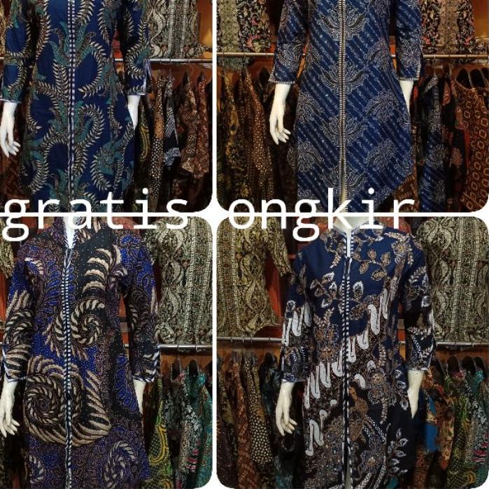 『Hyper Mall NR6』 Batik Wanita Atasan Dress Tunik Queen Jaya Bl4wong 