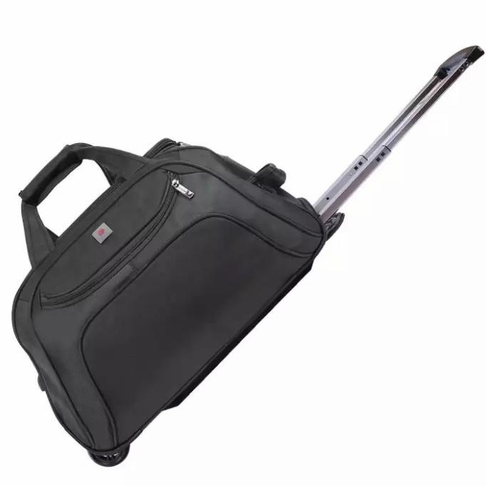 Tas Travel Bag Polo Original Jinjing Pria PakaianTrolley Roda Kabin