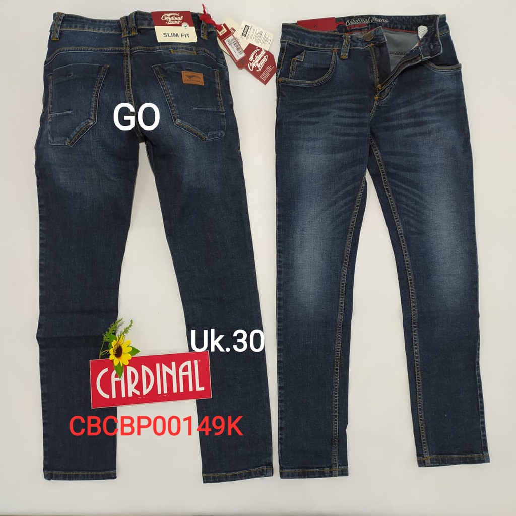 gof 30 CARDINAL CBCBP Celana Panjang Jeans Pria Pencil Stretch Slimfit Super Skinny Sobek Bermuda