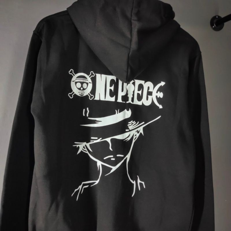 Jaket Anime One Piece Zipper Sweater One Piece Murah Hoodie Anime