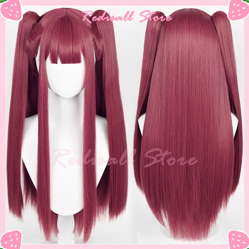 PREORDER 75cm Long Marin Kitagawa Cosplay Wig My Dress-Up Darling Rizu Kyun Dark Red Hair Straight P