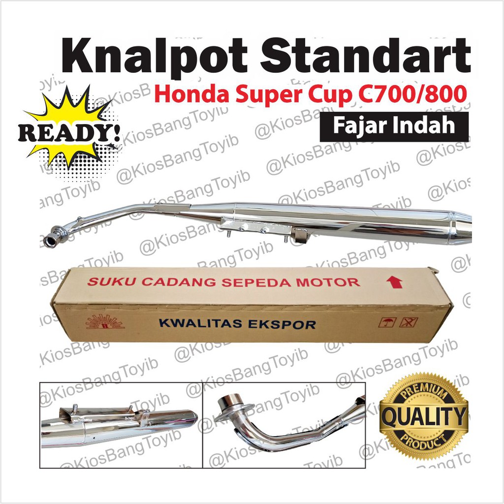 Knalpot Standart Muffler Honda C70 C700 CB125 Grand PNP ORIGINAL merk 𝐅𝐚𝐣𝐚𝐫 𝐈𝐧𝐝𝐚𝐡