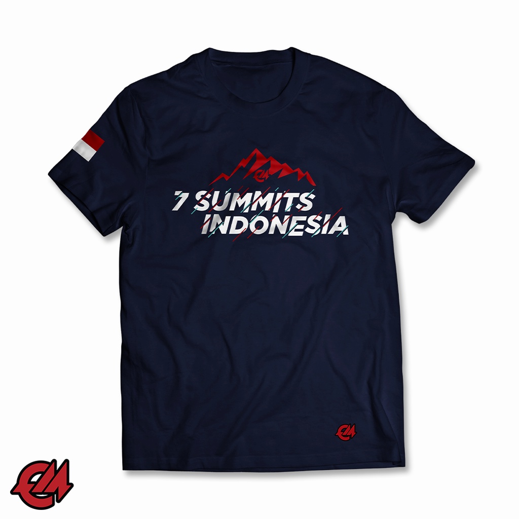 ELSMOUNTANA T-SHIRT 7 SUMMIT INDONESIA