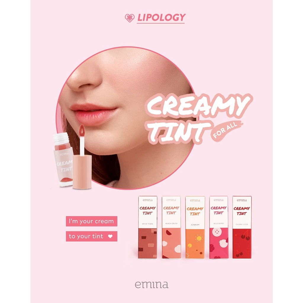 Emina Creamy Tint 3.6gr / Emina Creamy Lip Tint