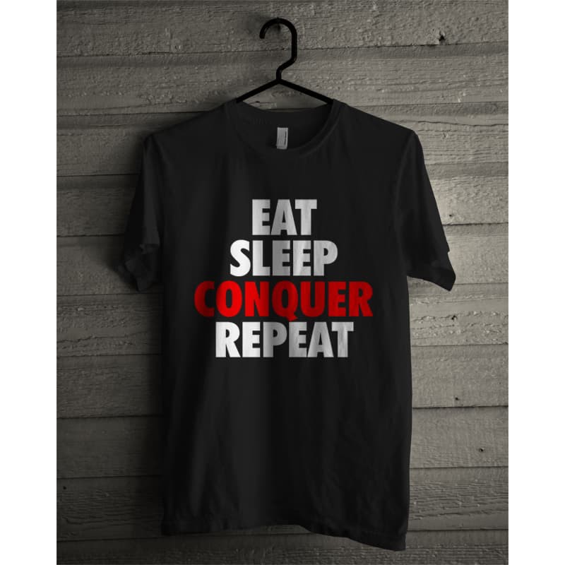KAOS Brock Lesnar Eat Sleep Conquer WWE -MD Cloth
