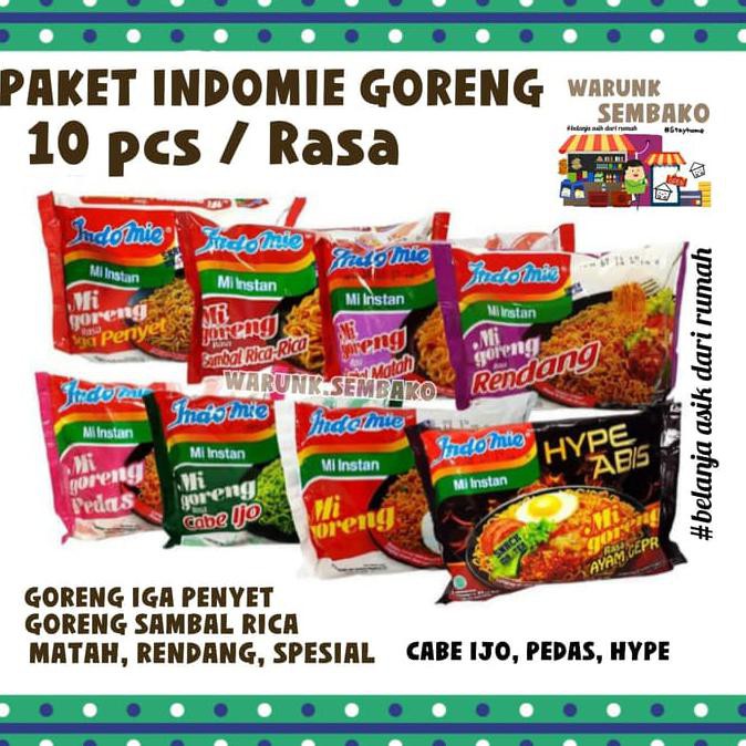 

Terlaris# Indomie Goreng Variasi 10 Pcs / Rasa - Paket Indomi Goreng Hemat - Ayam Geprek