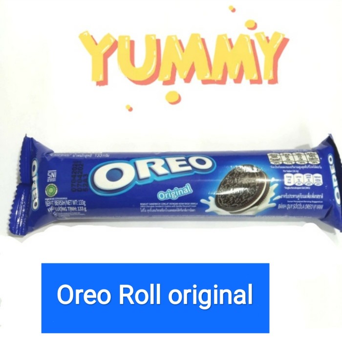 

Wafer-Biskuit- Oreo Biskuit Vanila Roll 133 Gram 133 G 133Gr 133G 133Gram 133 Gr -Biskuit-Wafer.