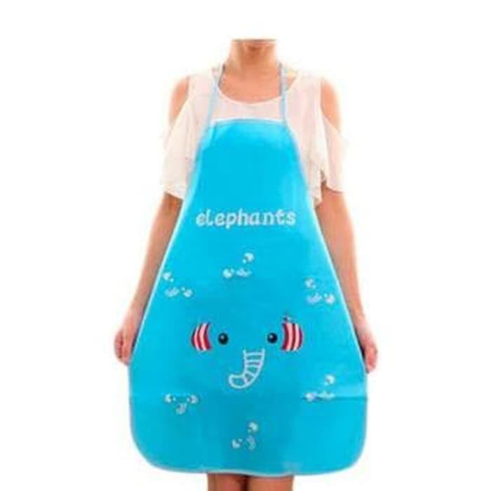 [UNIK88] Apron / Celemek masak karakter lucu waterproof