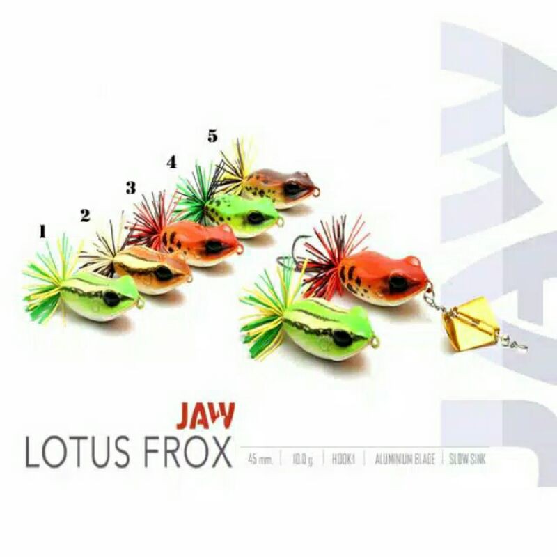 Umpan - Lure Jaw Lotus Frog Hard Frog Propeller