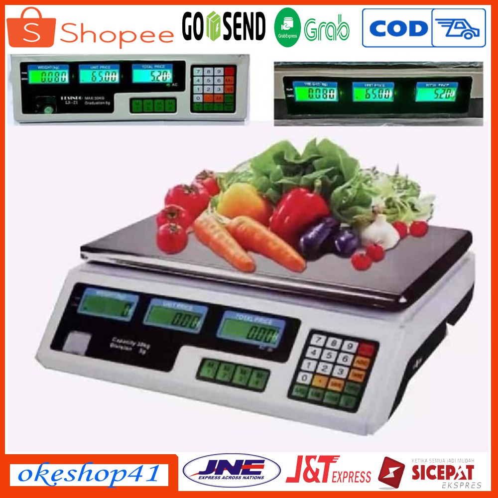 Fleco F-116 Timbangan Dapur Digital 30kg