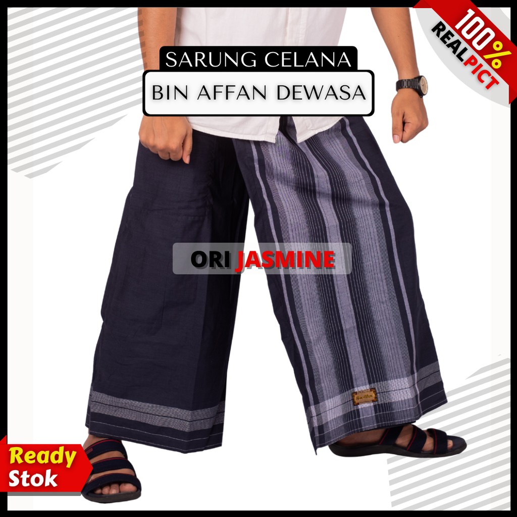 Sarung celana dewasa muslim jumbo sapphire polos pria murahhh