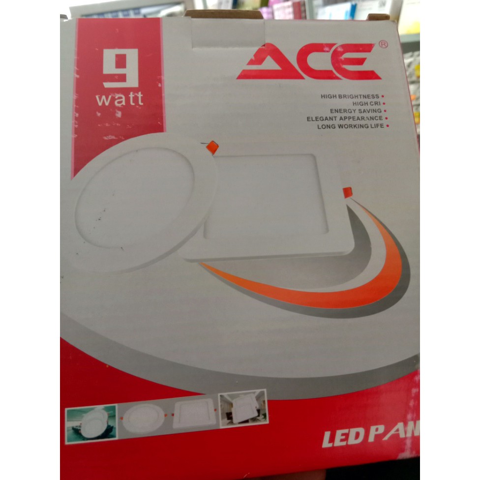 LAMPU DOWNLIGHT LED PANEL ACE INBOW 9W