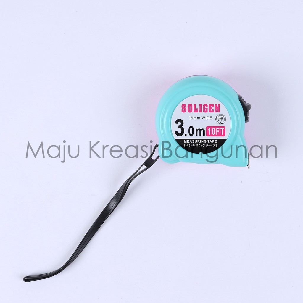 Meteran Bangunan Roll Soligen 3M 3 Meter Alat Ukur Rol Measuring Tape