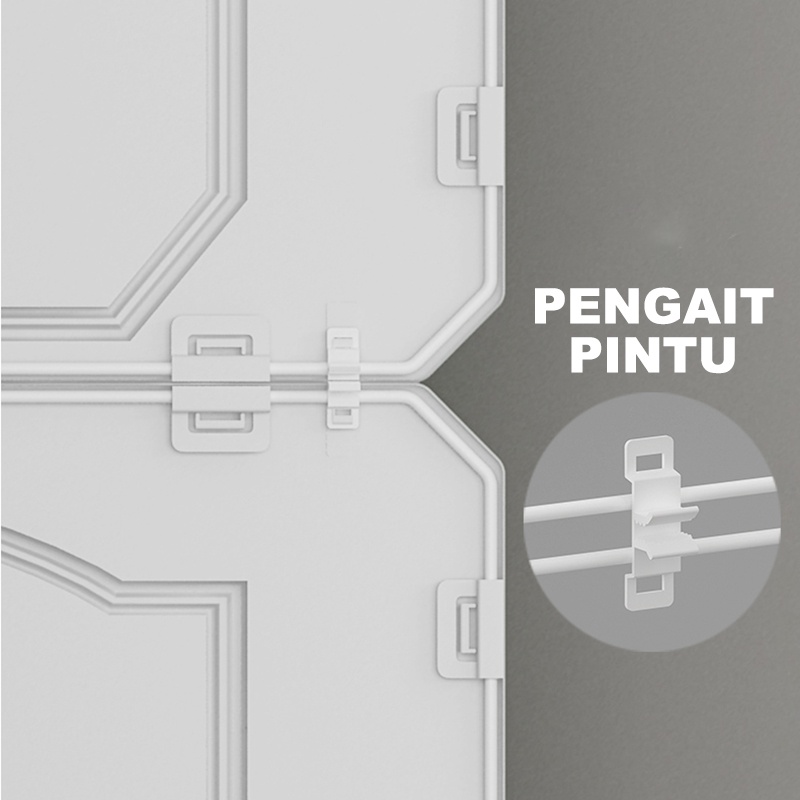Lemari Plastik Jumbo 10 Pintu 2 Rak - 1 Gantungan Lemari Plastik Lemari Serbaguna Lemari Portable - FH8
