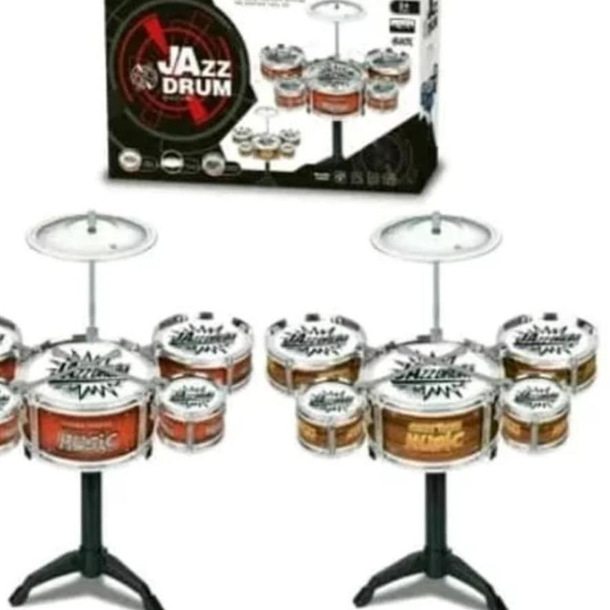 ✱ B661 Mainan Drum Jazz Anak Set-Kecil Rockstar Kit ✮