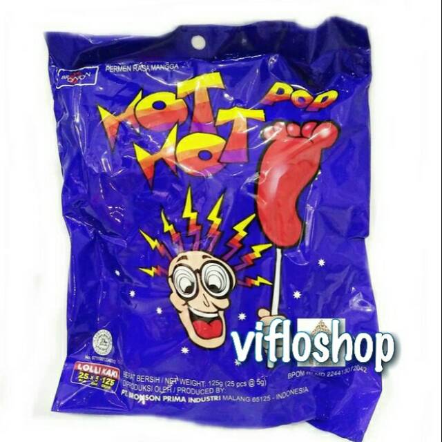 

Permen Kaki Hot Hot Pop / Permen Lollipop Kaki Hot Hot Pop (isi 25)