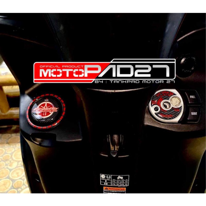 stiker sticker fuelpad keypad Yamaha FREEGO