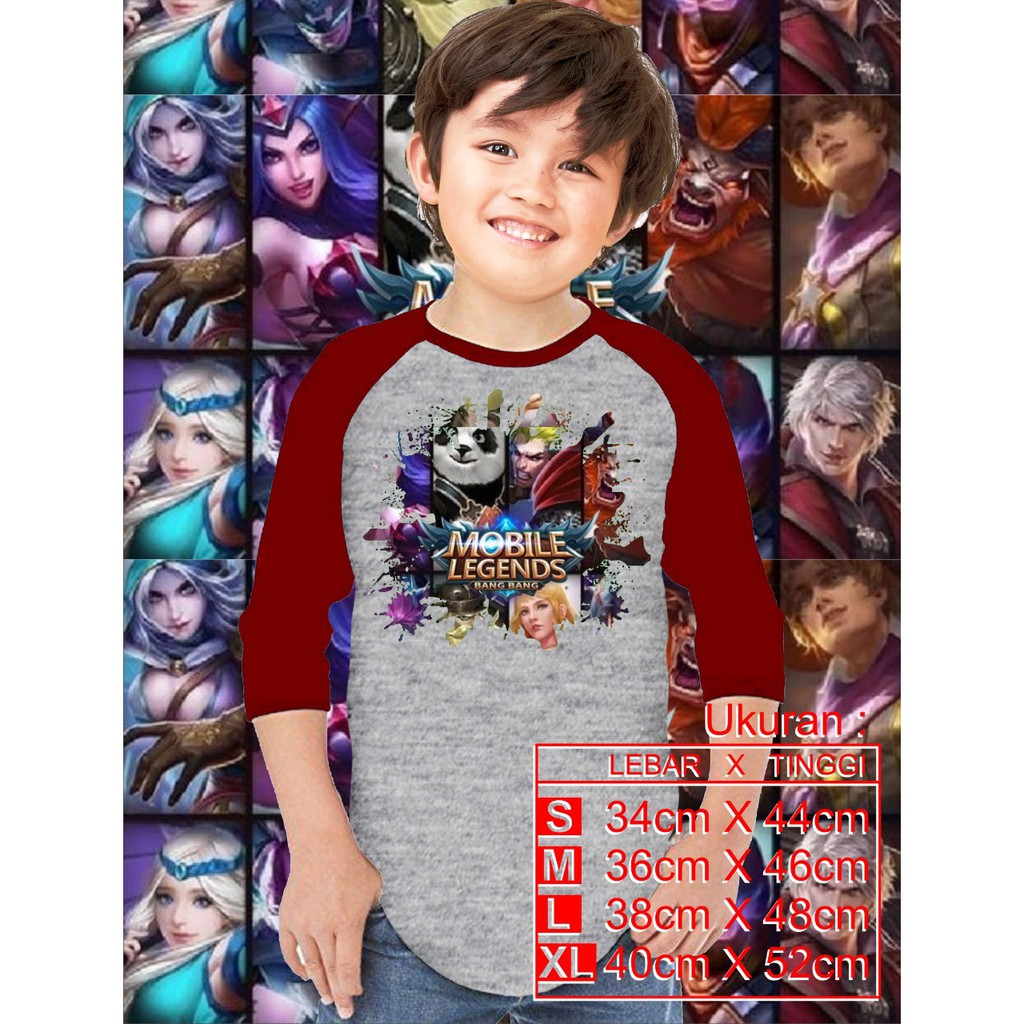 hokycia/BAJU MOBILE LEGENDS ANAK LAKI LAKI - BAJU KAOS MOBILE LEGEND ANAK ESPORT|FF|EVOS|RRQ|ML