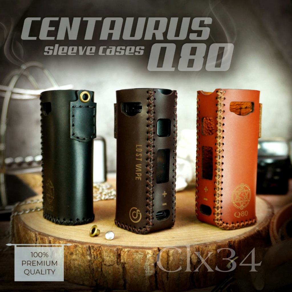 (Free Lanyard) Premium Sleeve Case Centaurusq80 / holder casing centaurus q80 leather sleeve