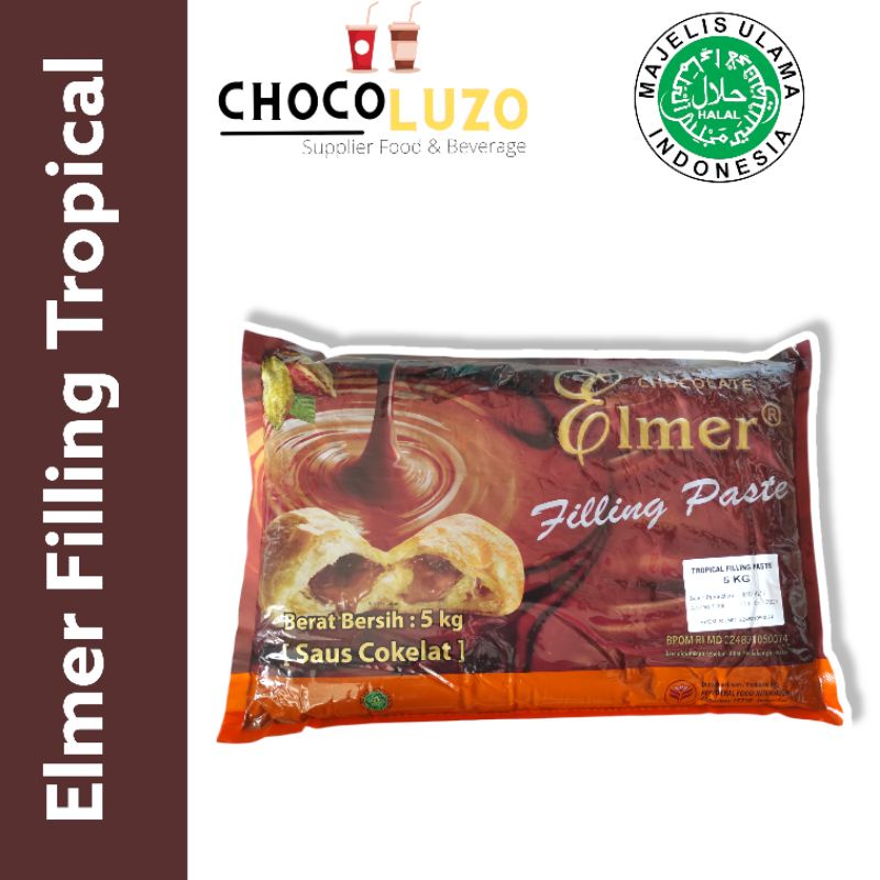 

Selai Coklat Isian roti premium Elmer Tropical 5kg