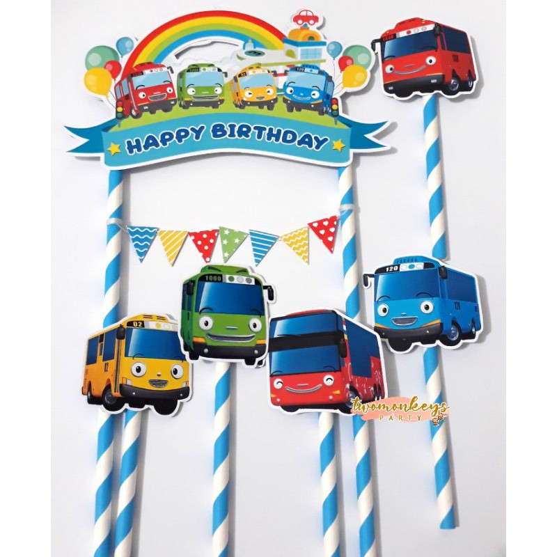 Topper Cake / Hiasan Kue Ultah Tayo