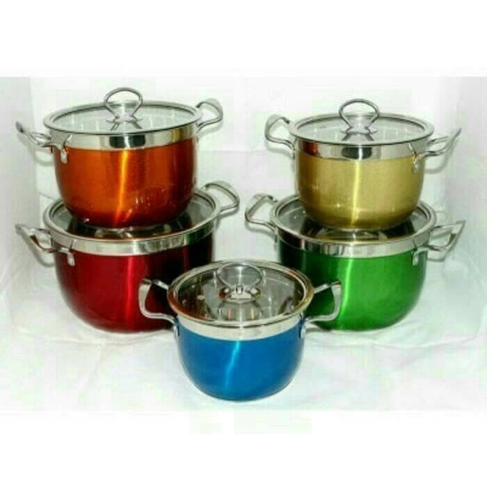 Panci Set Rainbow Vicenza  V-510