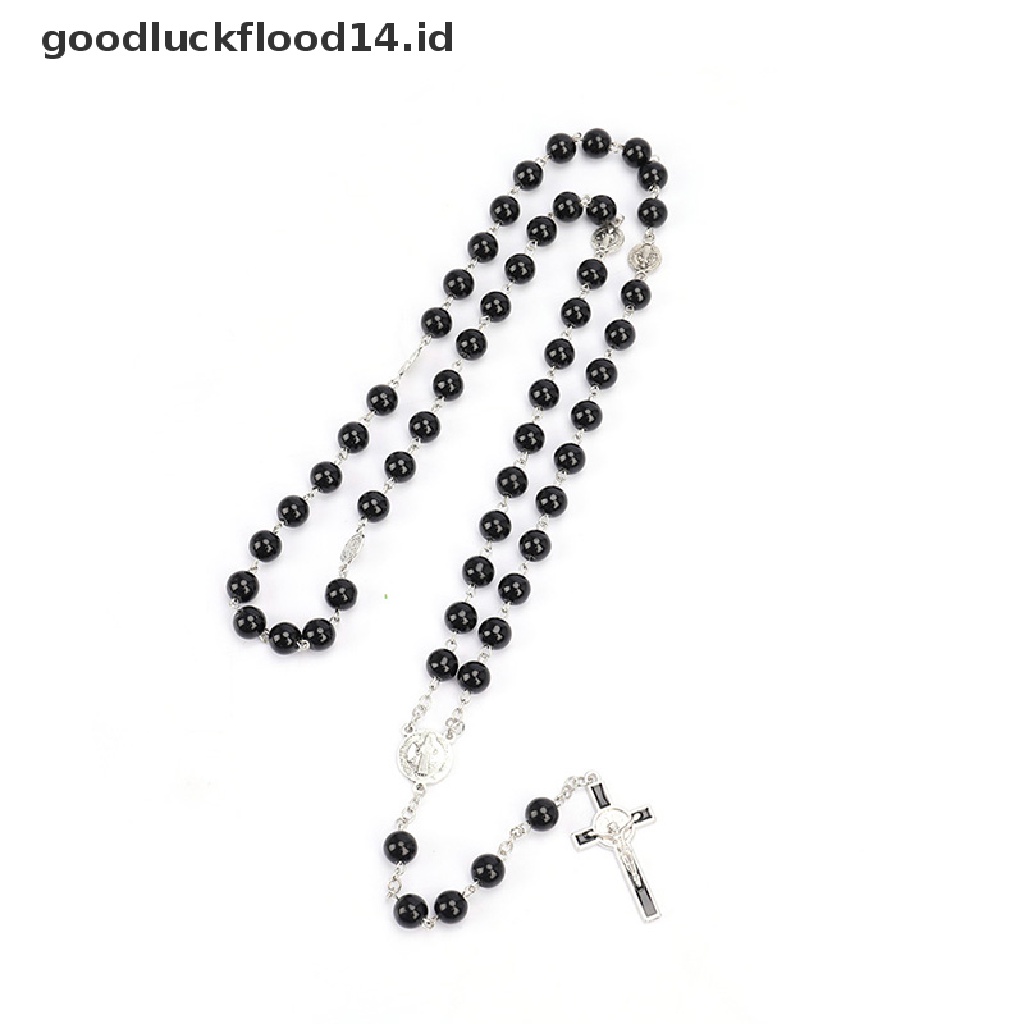 [OOID] 2020 New Fashion Handmade Catholic Rosary Cross Religious Pendants Necklace ID