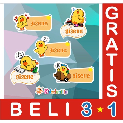 

LABEL NAMA CUTE SELLY