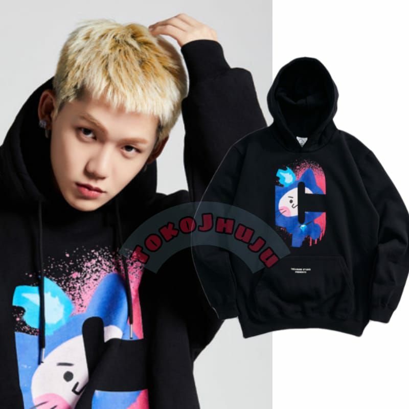 Hoodie Jumper Treasure Hyunsuk CHILI PRINT dTF