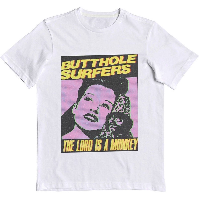 KAOS BAJU BUTTHOLE SURFERS “THE LORD IS A MONKEY” | T-SHIRT BAND BUTTHOLE SURFERS | BAJU BAND BUTTHO